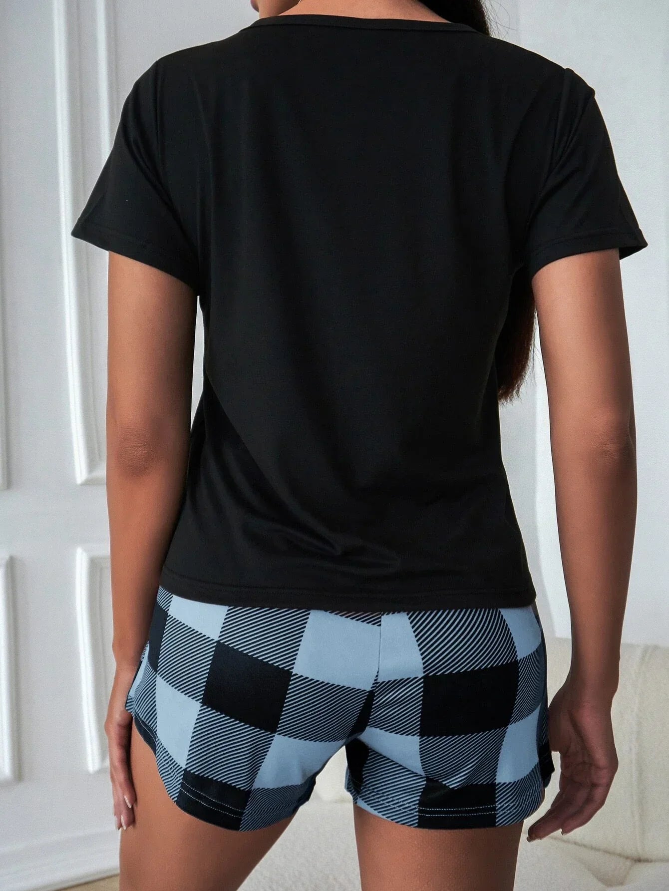 Pijama Curto Xadrez Eliana