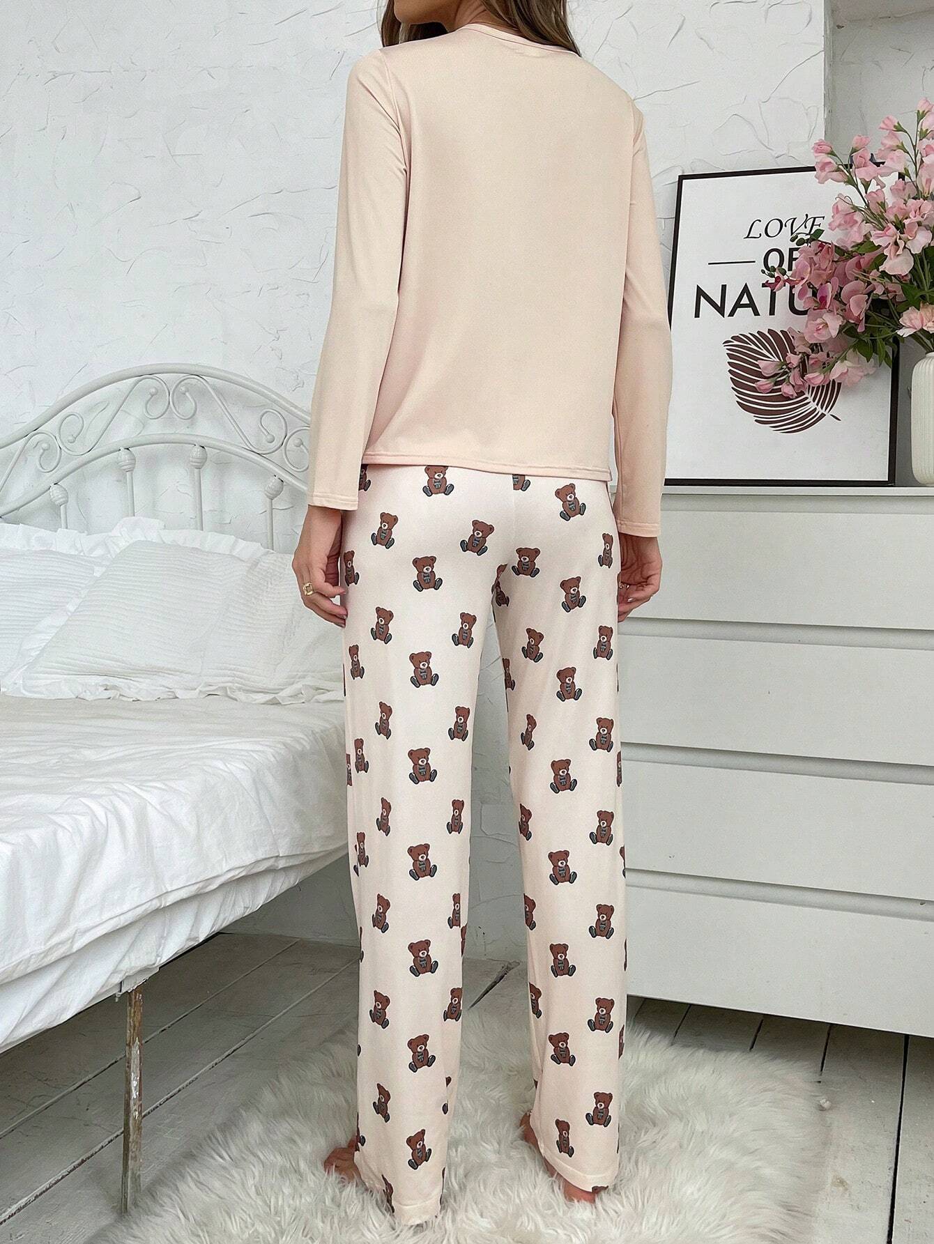 Pijama Longo Ursinho Fofo Taylor